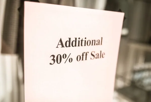 Sale sign edited to 30% off, version 3
